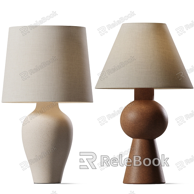 ZaraHome Table Lamp Round Table Lamp Fabric Table Lamp model