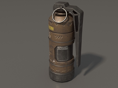 Grenade Sci-fi Grenade Smoke Bomb Flash Bomb High Explosive Bomb Tear Bomb Grenade Simple Mold Grenade Low Mold Low Face Grenade Game Grenade 3d model