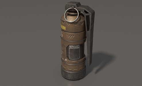 Grenade Sci-fi Grenade Smoke Bomb Flash Bomb High Explosive Bomb Tear Bomb Grenade Simple Mold Grenade Low Mold Low Face Grenade Game Grenade 3d model