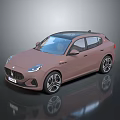 Maserati Pink SUV with Black Roof Modern Exterior and Stylish Wheels