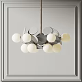 Nordic Chandelier Spherical Chandelier 3d model