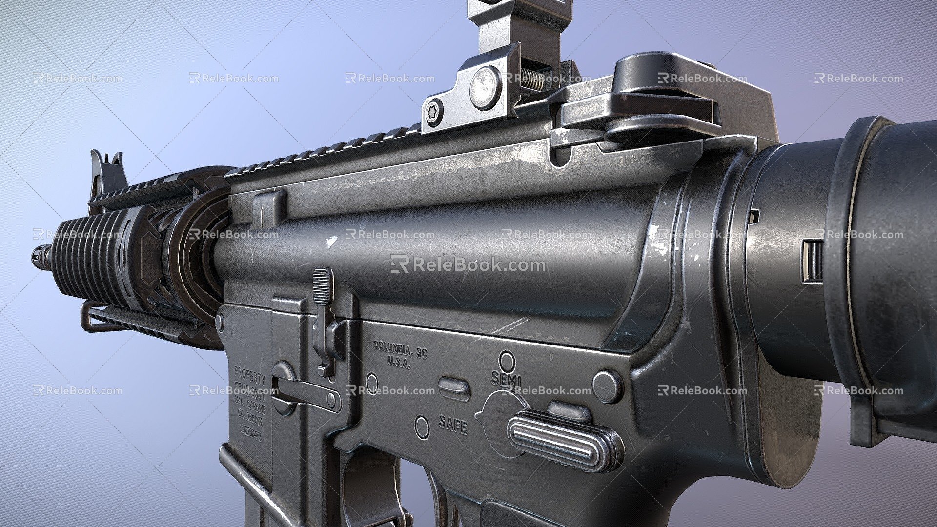 Weapon carbine model