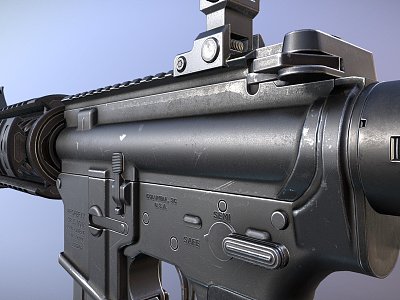 Weapon carbine model