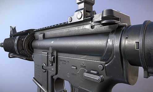 Weapon carbine 3d model