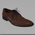 Fashionable Red Leather Shoes For Men Featuring Classic Laces And Sleek Design