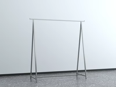 Modern Exhibition Rack 3d model