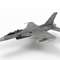 Gray Fighter Jet With Number 791 Tail Fin Emblem And Mounted Missiles