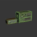 Vintage Audio Equipment With Wooden And Metal Cases And Control Panels