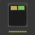 Modern Upholstered Double Bed With White Mattress And Multiple Color Options