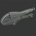 Durable Locking Pliers Hardware Tool With Adjustable Grip And Metal Construction