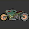 Motorcycle Two-wheeled Motorcycle Cross-country Motorcycle Road Race Motorcycle Motor Vehicle Transport 3d model