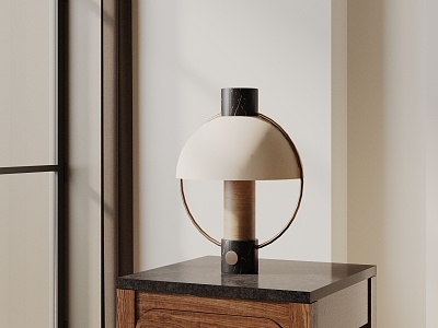 Modern table lamp 3d model