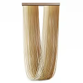 Elegant Decorative Hanging Decor With Slender Golden Threads And Dangling Design 3d model