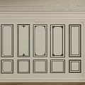 Various Decorative Plaster Moldings For Home Interior Wall Decoration Designs 3d model