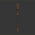 Cold weapons Sword Axe Hook Fork Spear Trident Melee Weapon Military 3d model