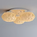 Modern Ceiling Lights Featuring Stylish Geometric And Wave Textured Designs For Home 3d model