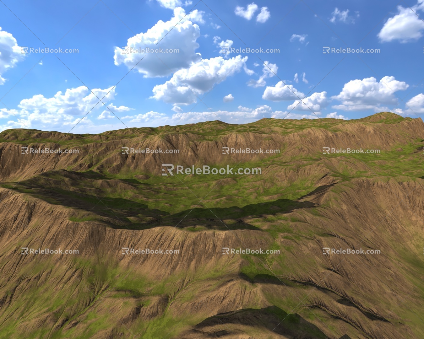 Mountain Range Forest Forest Mountain Peak Mountain Forest Mountain Ridge Geology and Geomorphology Guilin Mountains Gorge Valley Terrain Coster Western Region 3d model