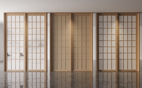 sliding door 3d model