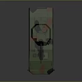 Armored Military Vehicle With Camouflage Paint 8 Wheeled Design And Top Mounted Weapon