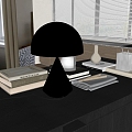 Modern Table Ornaments Table Lamp Book Pen 3d model