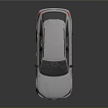 Silver Audi Station Wagon With Modern Design And Gold Sporty Wheels