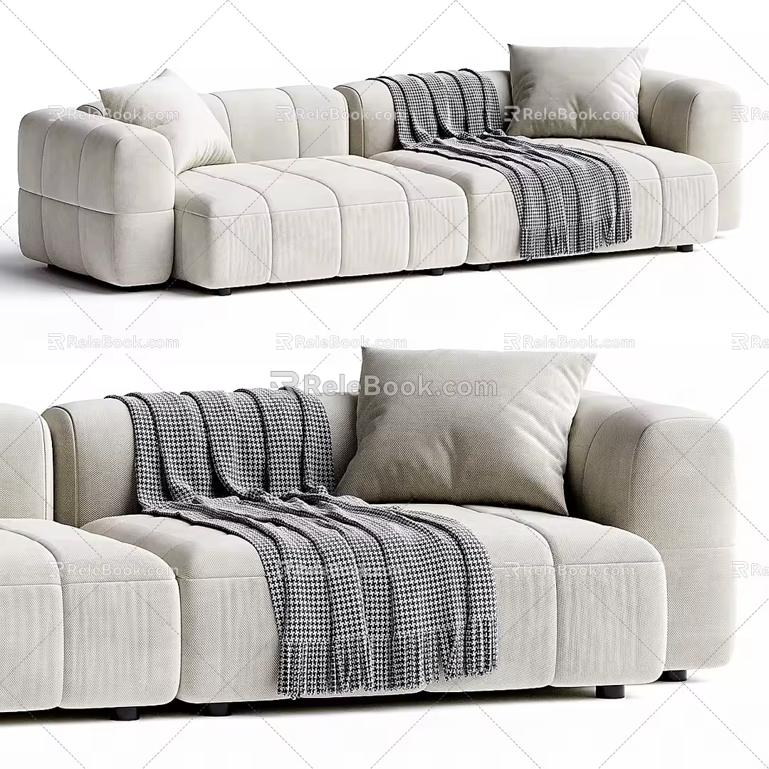 Italian Poliform Multiplayer Sofa 3d model