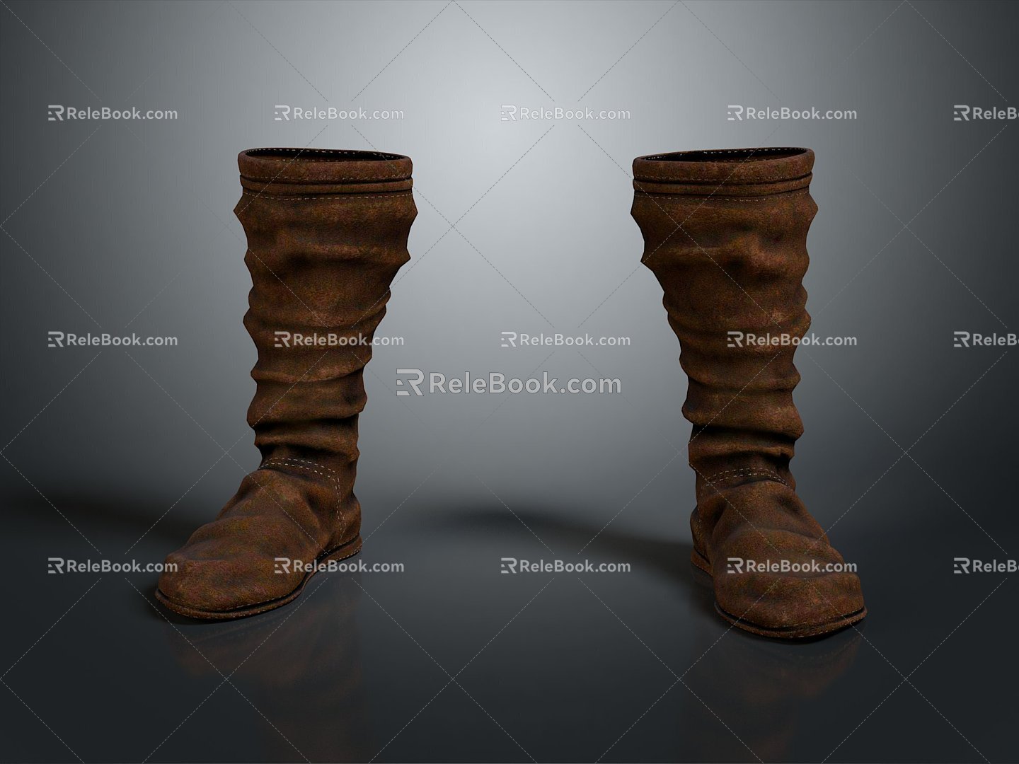 Men's Boots Old Boots Old Leather Boots Old Rain Boots Men's Leather Boots Men's Leather Shoes Pointed Leather Boots Fashion Leather Boots 3d model