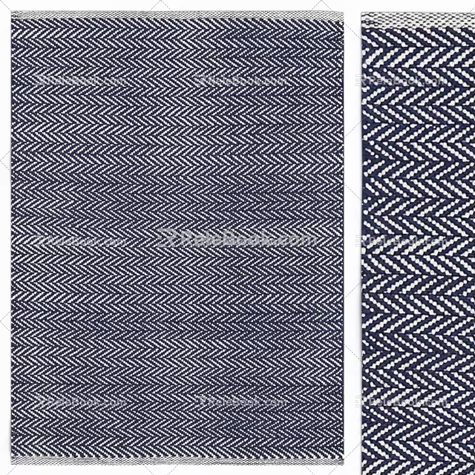 Square carpet 3d model
