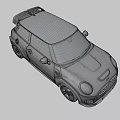 gray car 3d model