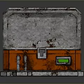 Orange Daily Life Supplies Box With Open Lid Rust And Green