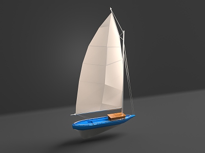 Modern Sailing 3d model