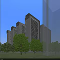 Modern Industrial Factory Building Exterior With High Rise Structure Large Glass Windows And Green Surroundings