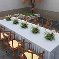 Elegant Floral Installation With Red Roses White Flowers Green Plants And Wooden Screen