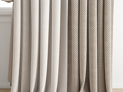 Modern Curtains 3d model