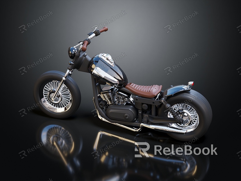 Modern Motorcycle Two-wheeled Motocross Motorcycle model