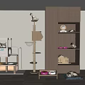 Cat Furniture Setup With Trees Storage Cabinets Beds And Toys