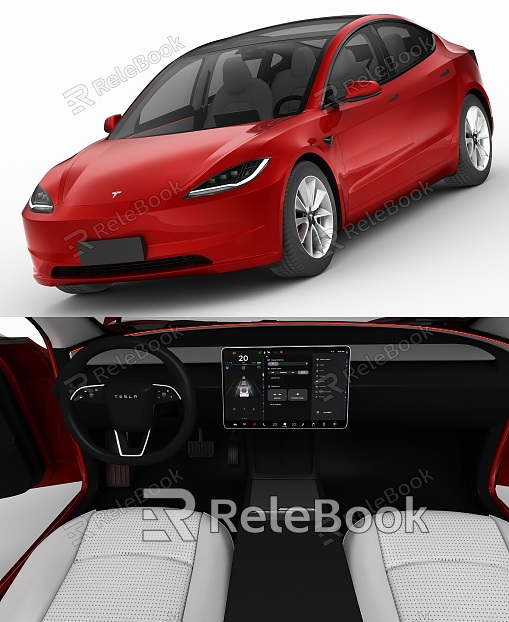 Car Tesla Model 3 2024 Interior model