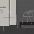 Modern Transparent Acrylic Dining Chairs Sleek Designer Display Interior Design