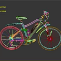 Electric Mountain Bike With Black And Yellow Frame Large Wheels And Battery