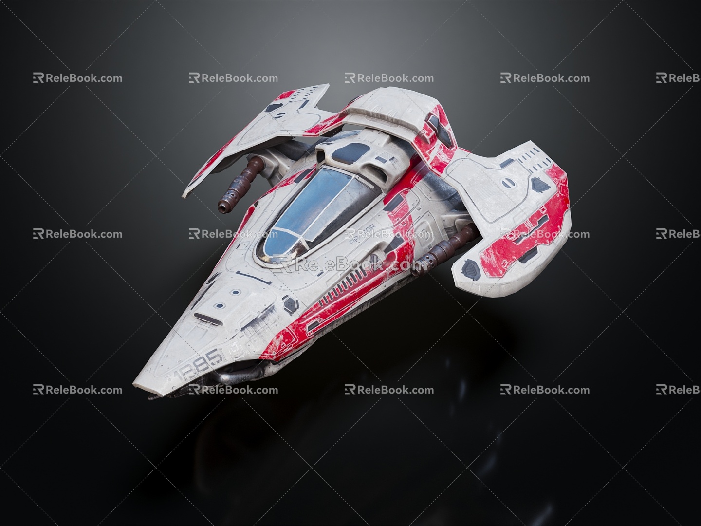 Modern Fighter Fighter Fighter Sci-fi Fighter 3d model