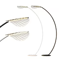 Modern Curved Floor Lamps in Black and Silver for Interior Lighting