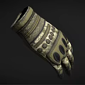 Camouflage Tactical Gloves With Leather Palm Protective Pads And Durable Design