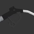 Fuel Pump Nozzle With Black Handle And Silver Metal Spout Design