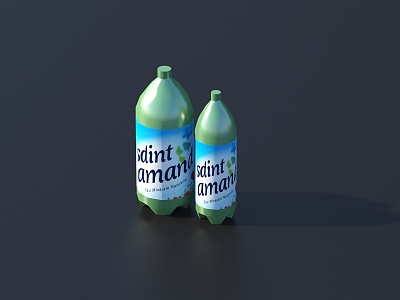 Modern Drinks 3d model