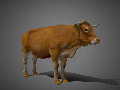 cattle cattle livestock animal cattle modern 3d model