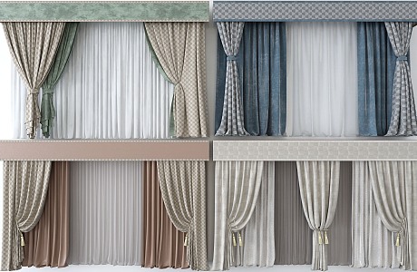 Curtains 3d model