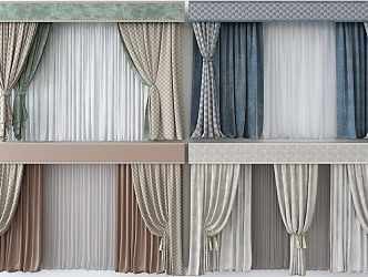 Curtains 3d model