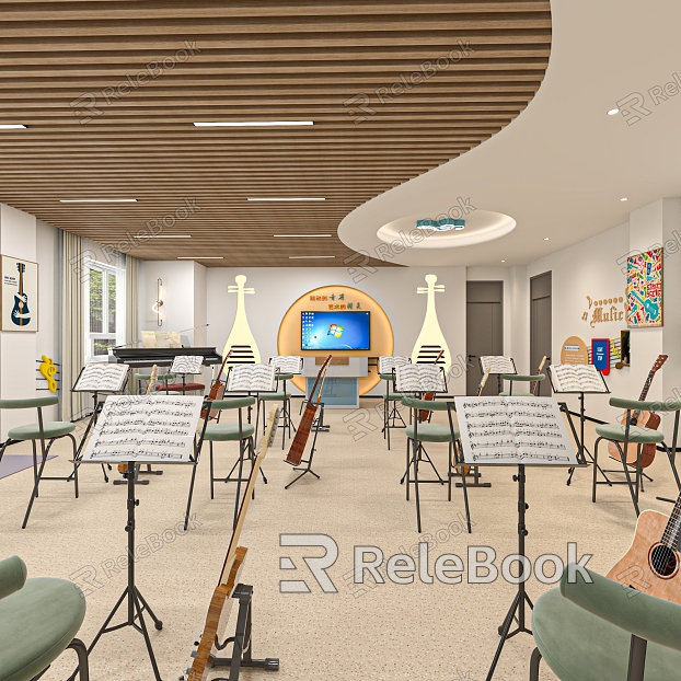 Music Room Music Classroom model