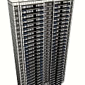 Modern Residential Building Exterior With Multiple Floors Balconies Porch And Glass Entrance Doors