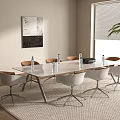 Modern Conference Table Modern Conference Table and Chair Combination Meeting Room 3d model